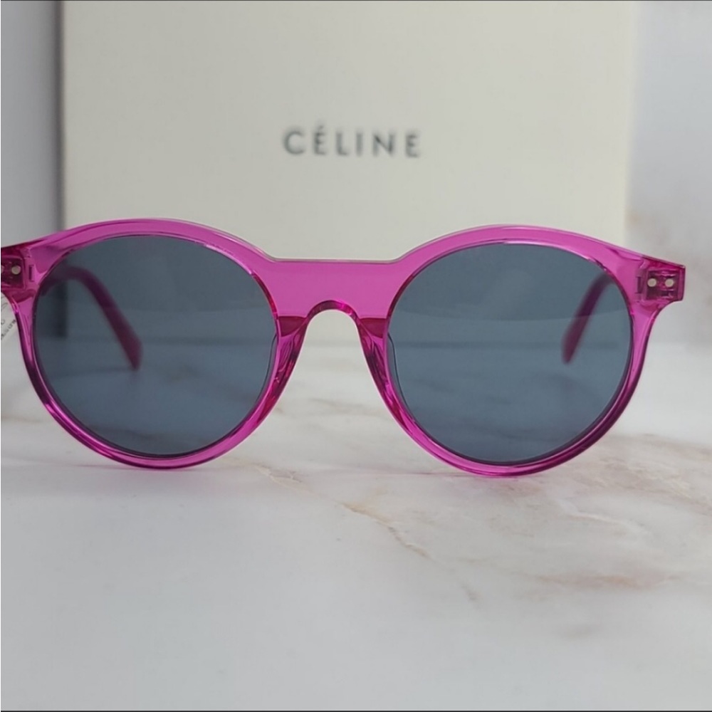 AUTHENTIC CELINE PHILO SUNGLASSES. FUSHIA. NWOT.
